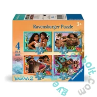 Ravensburger 4 az 1-ben puzzle (12,16,20,24 db-os) - Vaiana 2 (12004125)
