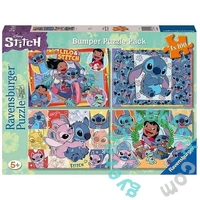 Ravensburger 4 x 100 db-os puzzle - Disney - Stitch (05731)
