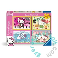 Ravensburger 4 x 100 db-os puzzle - Hello Kitty (12004159)