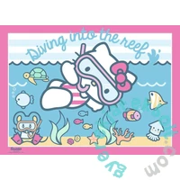 Ravensburger 4 x 100 db-os puzzle - Hello Kitty (12004159)