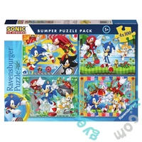 Ravensburger 4 x 100 db-os puzzle - Sonic (12004057)