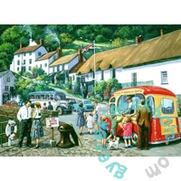 Ravensburger 4 x 500 db-os puzzle - Happy Days - Nyaralás brit módra (12001527)