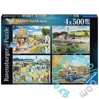 Ravensburger 4 x 500 db-os puzzle - Happy Days - Vidéki nosztalgia (16578)