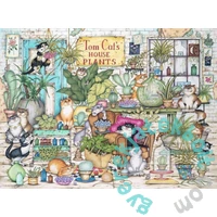 Ravensburger 500 db-os puzzle - Crazy Cats - Szobanövények (12000695)
