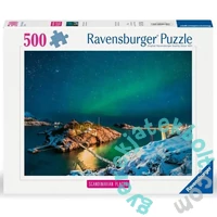 Ravensburger 500 db-os puzzle - Sarki fény Bergsfjord felett (12000845)
