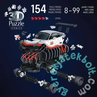 Ravensburger Iconics 154 db-os 3D puzzle - Porsche 911 GT3 Cup (12008039)