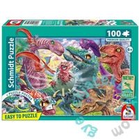 Schmidt 100 db-os puzzle - Little Dinosaurs, Big Adventures (56527)