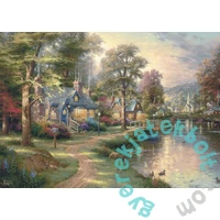 Schmidt 1000 db-os fa puzzle - Village by the Lake