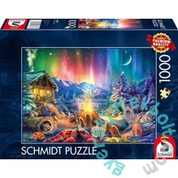Schmidt 1000 db-os puzzle - Campfire romance under the starry sky (59787)