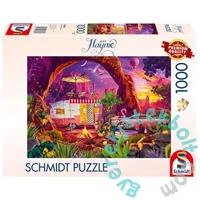 Schmidt 1000 db-os puzzle - Camping - Paradise in the Desert, Jeff Haynie (58574)