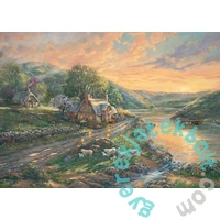Schmidt 1000 db-os puzzle - Dawn in Emerald Valley