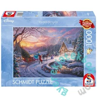Schmidt 1000 db-os puzzle - Disney - Cinderella - Bringing Home for Christmas, Thomas Kinkade (58035)
