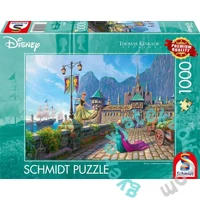 Schmidt 1000 db-os puzzle - Disney - Frozen - Celebration in Arendelle, Thomas Kinkade (58042)