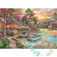 Schmidt 1000 db-os puzzle - Golden Evening at the Shore (58553)