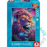 Schmidt 1000 db-os puzzle - Lion in the wind of colours (59783)