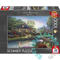 Schmidt 1000 db-os puzzle - Stoney Creek Cottage, Thomas Kinkade (59775)