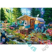 Schmidt 1000 db-os puzzle - With the Caravan in the Mountains