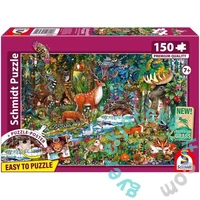 Schmidt 150 db-os puzzle - Animals in the Forests of Europe (56532)