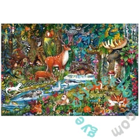 Schmidt 150 db-os puzzle - Animals in the Forests of Europe (56532)
