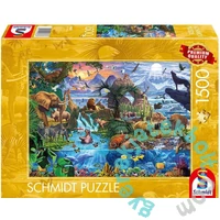 Schmidt 1500 db-os puzzle - Panorama of Wildlife (58866)