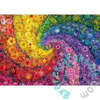 Schmidt 2000 db-os puzzle - Colourful flower swirl (59744)