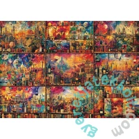 Schmidt 2000 db-os puzzle - Traveling with Books and Wine (59745)