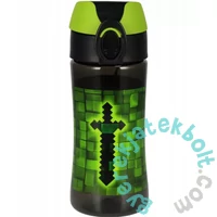 Pixel műanyag kulacs - zöld 450 ml (558663)