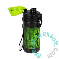 Pixel műanyag kulacs - zöld 450 ml (558663)