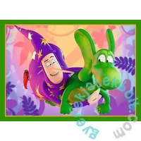 Trefl 4 az 1-ben puzzle (35,48,54,70 db-os) - A diplodocus sárkány világa (34663)