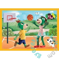Trefl 4 az 1-ben (35,48,54,70 db-os) puzzle - A Treflik család kalandjai (34623)