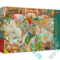 Trefl 1000 db-os Premium Plus puzzle - Tea Time - Antik világtérkép (12077)