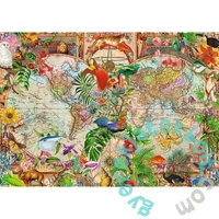 Trefl 1000 db-os Premium Plus puzzle - Tea Time - Antik világtérkép (12077)