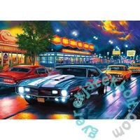 Trefl 1000 db-os Premium Plus puzzle - Tea Time - Éjszakai fuvar (12076)