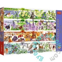 Trefl 1000 db-os Premium Plus puzzle - Tea Time - Négy évszak (12078)