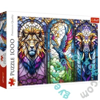 Trefl 1000 db-os puzzle - Ólomüveg - Állatok (10957)