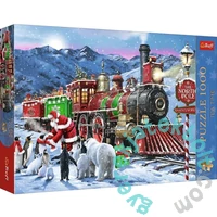 Trefl 1000 db-os Premium Plus puzzle - Tea Time - Karácsonyi vonat (12097)