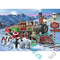 Trefl 1000 db-os Premium Plus puzzle - Tea Time - Karácsonyi vonat (12097)