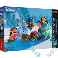 Trefl 1000 db-os Premium Plus puzzle - Stitch - Téli kiadás (12100)