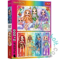 Trefl 2 x 200 db-os puzzle - Rainbow High (13335)