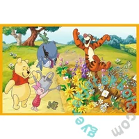 Trefl 2 x 24 db-os puzzle - Micimackó és barátai - A kertben (34436)