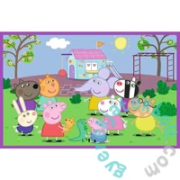 Trefl 2 x 24 db-os puzzle - Peppa malac - A játszótéren (34435)