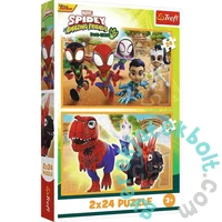 Trefl 2 x 24 db-os puzzle - Spidey és barátai (34432)