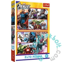 Trefl 2 x 70 db-os puzzle - Avengers - Bosszúállók (34439)