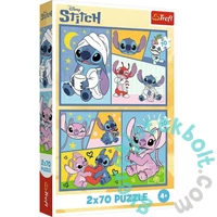 Trefl 2 x 70 db-os puzzle - Stitch kalandjai (34444)