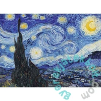 Trefl 200 db-os Wooden Contour Fa Puzzle - Van Gogh - Csillagos éj (20248)