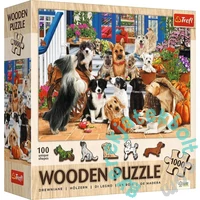 Trefl 1000 db-os puzzle - Wooden Puzzle - Kutya barátság (20212)