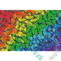 Trefl 501 db-os Wooden puzzle - Szivárvány pillangók (20217)