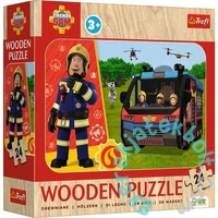 Trefl 24 db-os Fa Puzzle - Sam, a tűzoltó (20269)