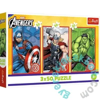 Trefl 3 x 50 db-os puzzle - Avengers - Bosszúállók - Hősök (34891)