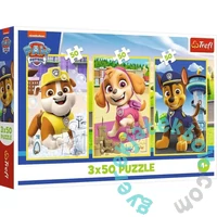 Trefl 3 x 50 db-os puzzle - Mancs őrjárat (34878)